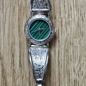 VINTAGE❤️ Green Faced Watch By LA Express